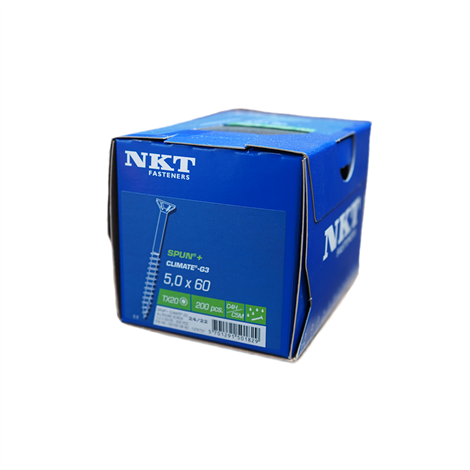 NKT Spun+ Climate-G3 skrue 5,0x60/35 - 200 stk.