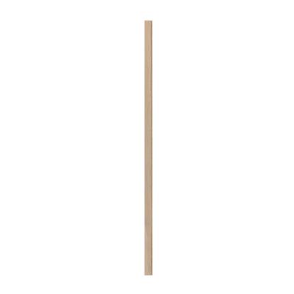 I-Wood afslutningsliste til 4-lamel akustikpanel, ubehandlet natur, beige filt og lys kerne, egefiner, 16 x 67 mm