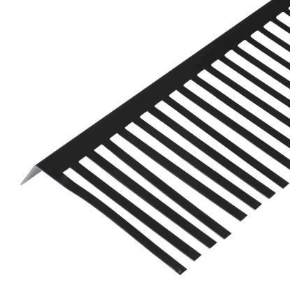Mårsikring, sort - 80 mm
