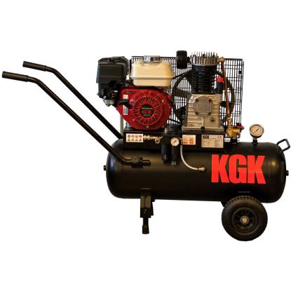 KGK S50/1840-M benzin kompressor, 8 bar, 6,0 HK, 50 liter
