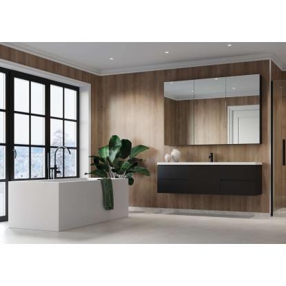 Fibo Basic vådrumspanel uden fugefræsning, 10 x 600 x 2400 mm, oak nature silk