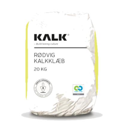 KALK Rødvig kalkklæb, gul pose - 20 kg