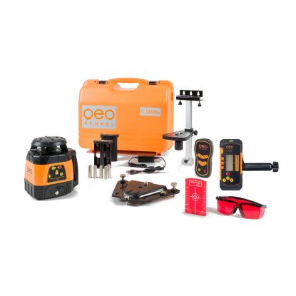 geo-FENNEL FL 245HV + rotationslaser med FR 50 modtager