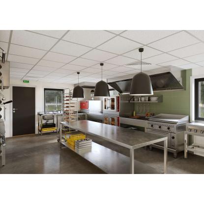 Fibo Colour vådrumspanel med 60 x 40 cm fliselook, 10 x 600 x 2400 mm, olivegreen extra matt