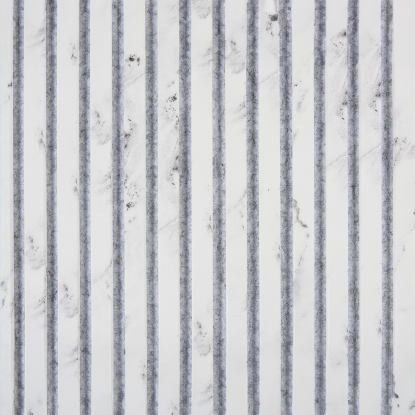 Fibrotech Stone akustikpanel, 520 x 2440 mm, Marble White Fibrotech Stone