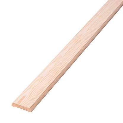 Swedoor glat gerigtsæt til enkeltdør, ubehandlet fyr - 15 x 65 x 2200 mm