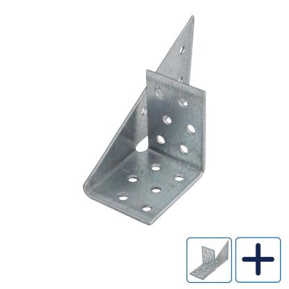 SIMA universalbeslag, pregalvaniseret - 100 x 41 x 2,0 mm