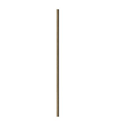 I-Wood afslutningsliste til akustikpanel, mørkebrun olieret, sort filt og lys kerne, egefiner, 16 x 42 x 2400 mm