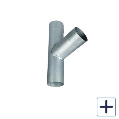 Plastmo AluZink grenrør, 70°