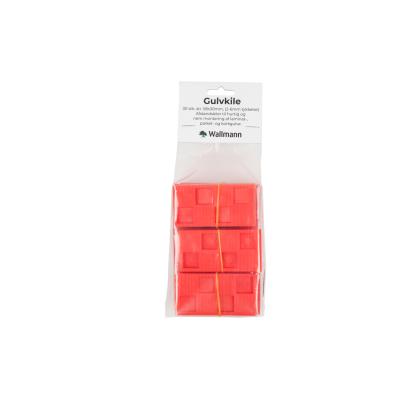 Wallmann ekstra gulvkiler, 58 x 30 mm, 2-6 mm tykkelse - 30 stk.