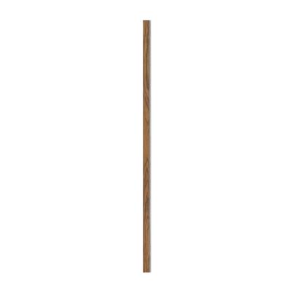 I-Wood afslutningsliste til 4-lamel akustikpanel, klar olieret, grå filt og sort kerne, valnøddefiner, 17 x 67 mm
