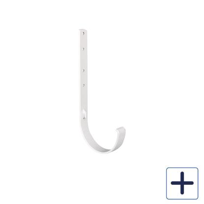 Plastmo rendejern, kort, hvid
