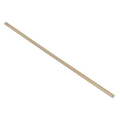 I-Wood afslutningsliste til akustikpanel, ubehandlet natur, brun filt og sort kerne, egefiner, 17 x 42 mm