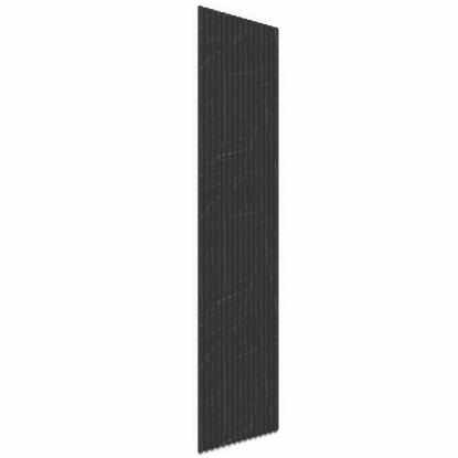 FOG & VENØ Laminate akustikpanel, marble black, sort MDF, sort filt, 600 x 2400 x 20 mm