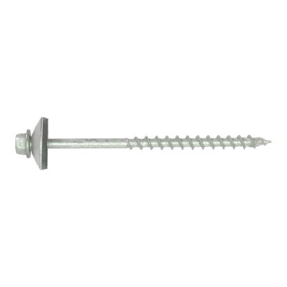 NKT eternitskrue med skive, HEX 8, varmforzinket, 6,0 x 100 mm, grå - 400 stk.
