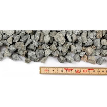 Grå granitskærver, 11-16 mm, 15 liter, 48 poser pr. palle