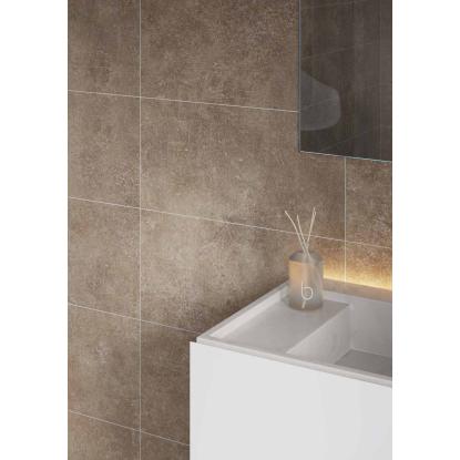 Fibo Cement vådrumspanel med 60 x 30 cm fliselook, 10 x 600 x 2400 mm, palermo gem stone