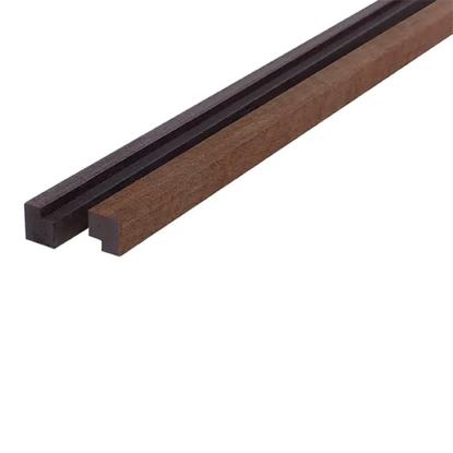 FibroTech akustik afslutningsliste til PREMIUM, PROFF og SQUARE, 25 x 3000 mm, smoked oak - 2 stk.