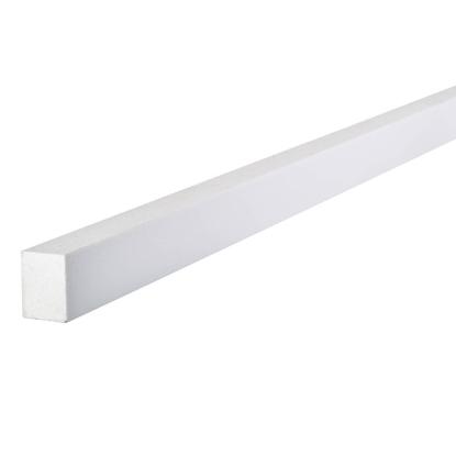 RIAS afstandsliste til yderspær, til termoplader, hvid - 19 mm x 3000 mm