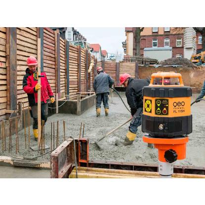 geo-FENNEL FL 115H digital rotationslaser med FR 50 modtager