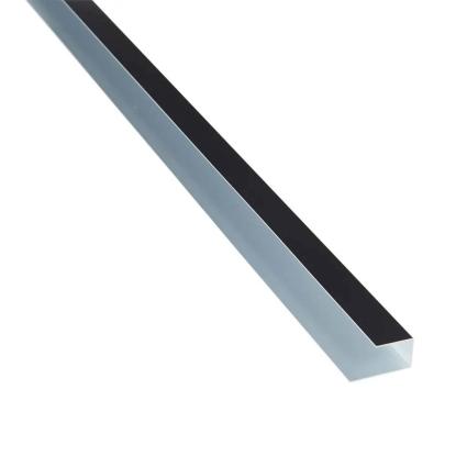 Kirkedal Heimdal endeliste, black - RAL 9005 - 30x25x50x3000 mm