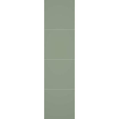 Fibo Colour vådrumspanel med 60 x 60 cm fliselook, 10 x 600 x 2400 mm, olivegreen extra matt