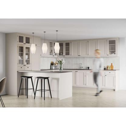 Fibo Kitchen Board vægplade, 10 x 600 x 580 mm, shabby chic rustic - 2 stk.