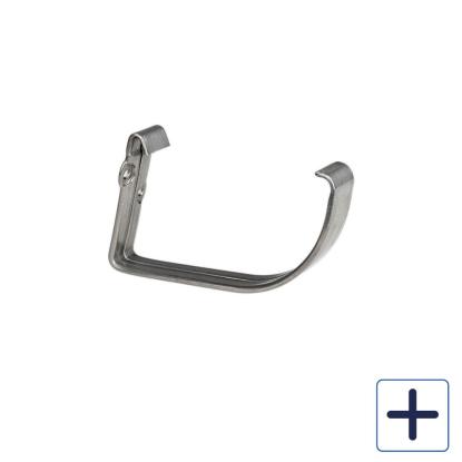 Plastmo konsoljern, galvaniseret, 20°