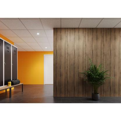 Fibo Wood vådrumspanel, 10 x 600 x 2400 mm, pure oak wood