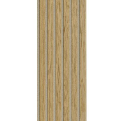 I-Wood Basic Original akustikpanel, klar olieret, beige filt og lys kerne, egefiner, 16 x 300 mm 