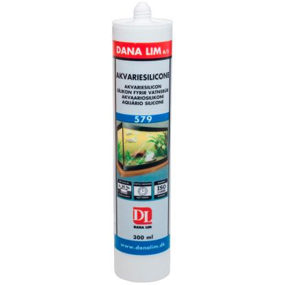 Dana Lim akvariesilikone 579 i patron, transparent - 300 ml