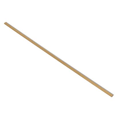 I-Wood afslutningsliste til akustikpanel, klar olieret, grå filt og sort kerne, egefiner, 17 x 42 mm