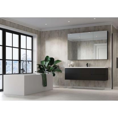 Fibo Cement vådrumspanel, 10 x 600 x 2400 mm, cracked cement silk