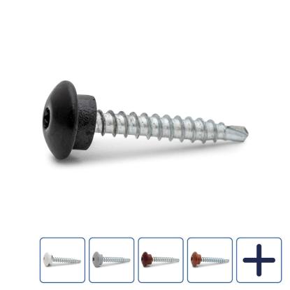 FAST farmerskrue med UFO hoved, 4,8 x 35 mm - 150 stk.