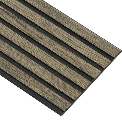I-Wood Basic Original akustikpanel, sort olieret, sort filt og sort kerne, egefiner, 17 x 300 mm 