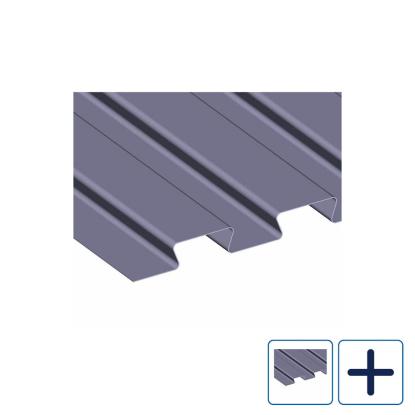 Ripstaal svalehaleplade, 16 x 630 mm
