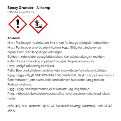 Alfix epoxygrunder, 2-komponent - 10 kg