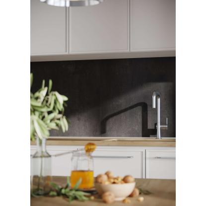 Fibo Kitchen Board vægplade, 10 x 600 x 580 mm, lentini dark stone - 2 stk.