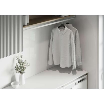 Fibo Colour vådrumspanel, 10 x 600 x 2400 mm, denver white high gloss