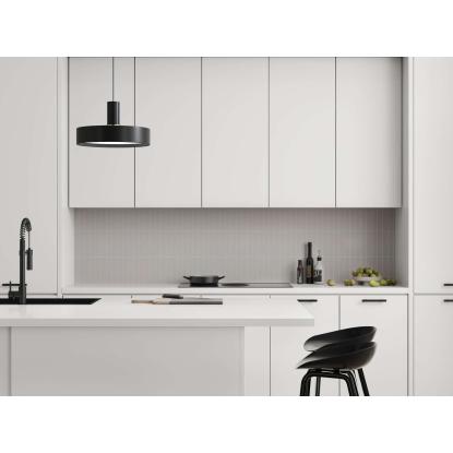 Fibo Kitchen Board vægplade med 4 x 20 cm fliselook, 10 x 600 x 580 mm, warm grey extra matt - 2 stk.