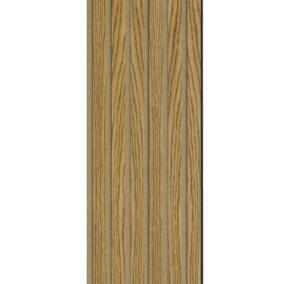 I-Wood Medio+ Original akustikpanel, brun olieret, brun filt og sort kerne, egefiner, 17 x 300 mm