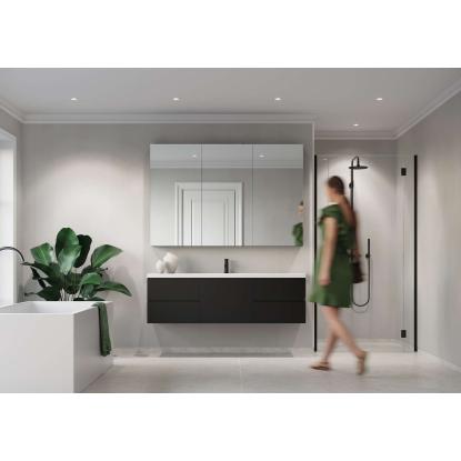 Fibo Cement vådrumspanel, 10 x 600 x 2400 mm, grey cement silk