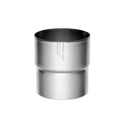 RHEINZINK rørmuffe, valsblank - 76 mm