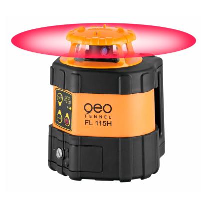 geo-FENNEL FL 115H komplet digitalt rotationslasersæt med FR 50 modtager