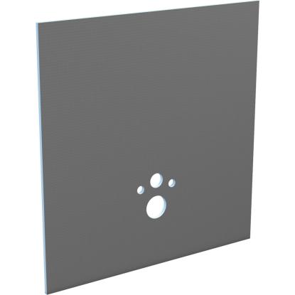 wedi I-Board toiletinddækning med forborede huller, 1200 x 1245 x 20 mm