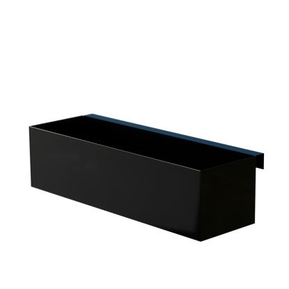 Wimex altankasse, 210 x 160 x 600 mm, sort