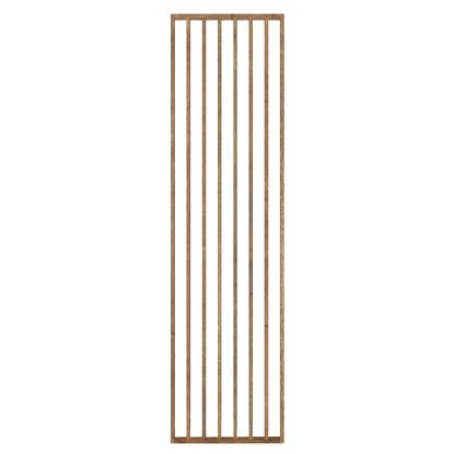 FibroTech  Room Divider rumdeler med top- & bundprofil og 8 lameller, 65 x 580 x 2750 mm, oiled oak