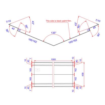 Skotrende 7", dobbelt, sort
