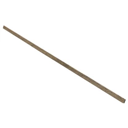 I-Wood UniPanel afslutningsliste, sort olieret, sort kerne, egefiner, 17 x 55 x 2780 mm