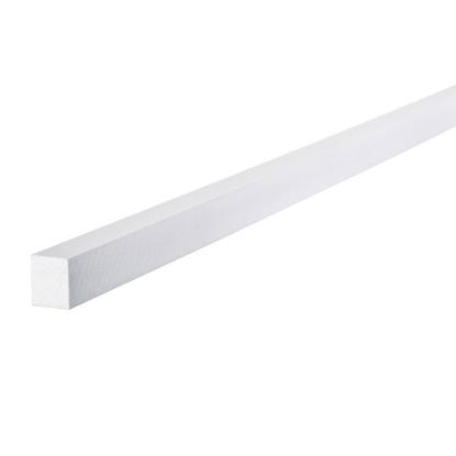 RIAS afstandsliste til yderspær, til termoplader, hvid - 19 mm x 3000 mm